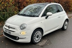 Fiat 500 1.2 Lounge Hatchback 3dr Petrol Dualogic Euro 6 (s Hatchback 2017 White