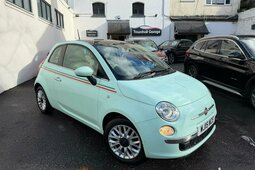 Fiat 500 1.2 Lounge Euro 6 (s/s) 3dr Hatchback 2015 Green