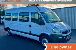 Vauxhall Movano 2.5 CDTi 16v 3900 4dr (LWB, 16 Seats) 2007 White