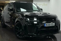 Land Rover Range Rover Sport 5.0 P575 V8 SVR Auto 4WD Euro 6 (s/s) 5dr 2018 Black