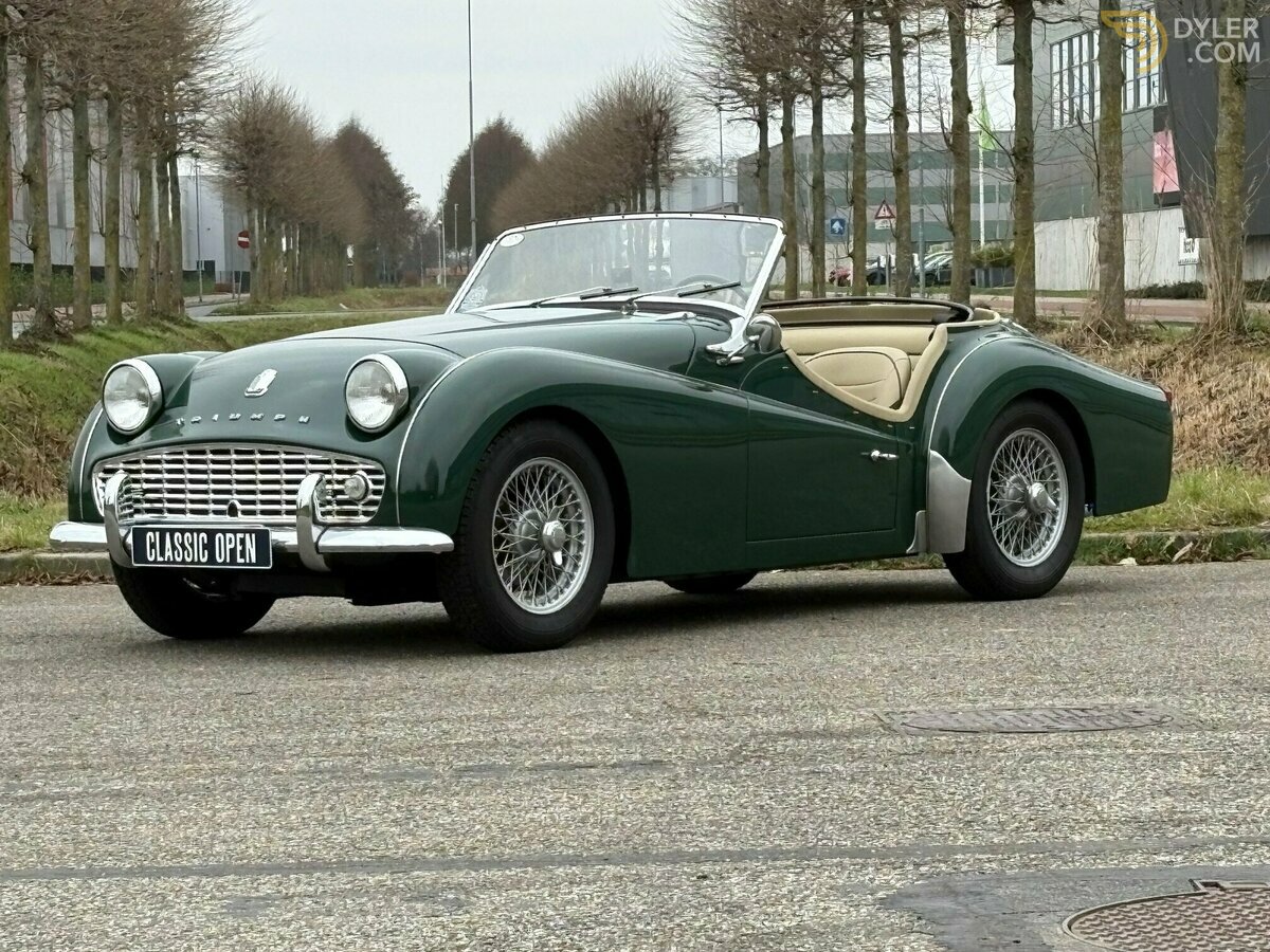 Classic 1959 Triumph TR3 For Sale. Price 39 500 eur - Dyler