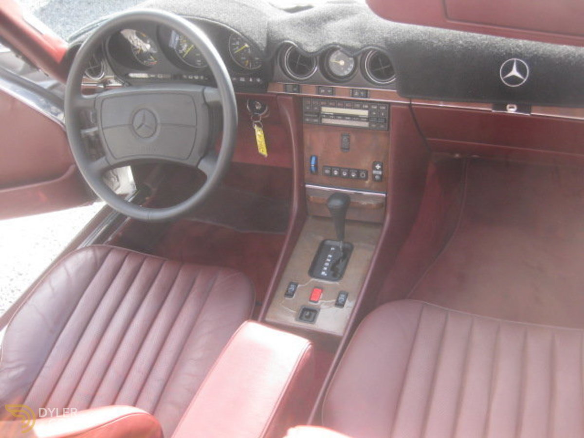 1988 Mercedes-Benz 560 SL Roadster R 107 , 94000Miles Carfax! +Mb Data, foto 7
