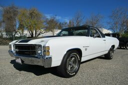 Chevrolet El Camino SS Pickup 1971 White