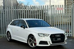 Audi S3 2.0 TFSI Black Edition Sportback S Tronic quattro Hatchback 2018 White