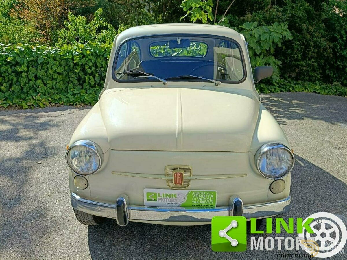 1969 Fiat 600 D FANALONA LIBRETTO E TARGHE ORIGINALI, foto 6