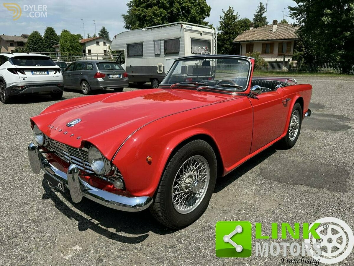 1965 Triumph TR4 Cabrio ASI TARGA ORO, foto 1