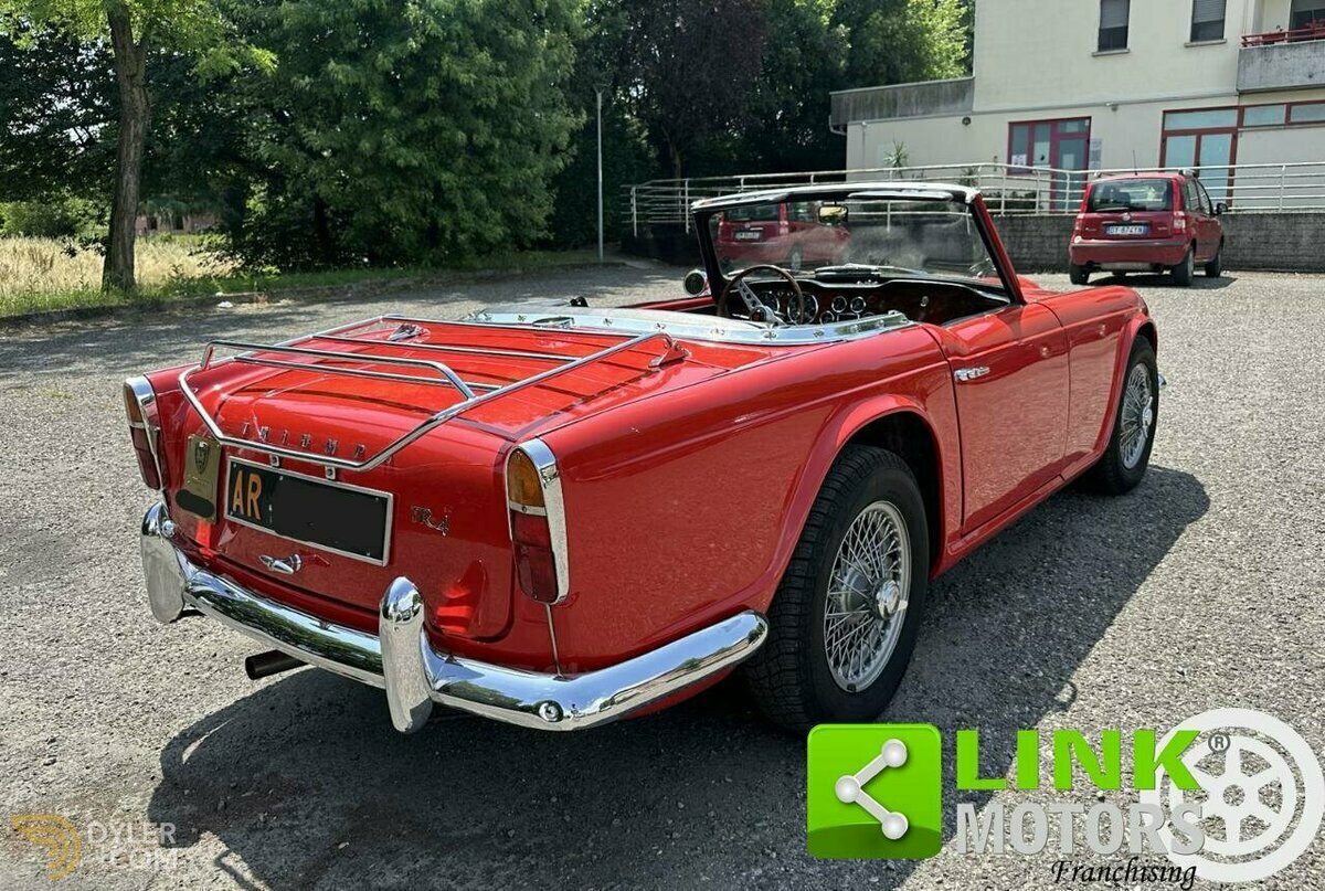 1965 Triumph TR4 Cabrio ASI TARGA ORO, foto 5
