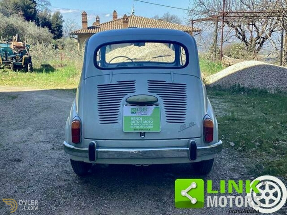 1968 Fiat 600 D "Fanalona" III Serie, Restaurata, Omologata ASI, foto 6