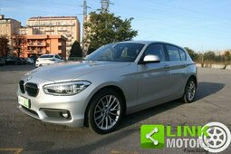 BMW 114 d 5p. Urban Berlina 2018 Grigio