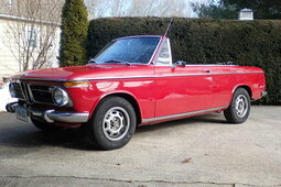 BMW 1602 Cabriolet Cabriolet / Roadster 1969 Burgundy