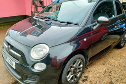 Fiat 500 1.2 S Hatchback 3dr Petrol Manual Euro 6 (s/s) (69 Hatchback 2014 Black