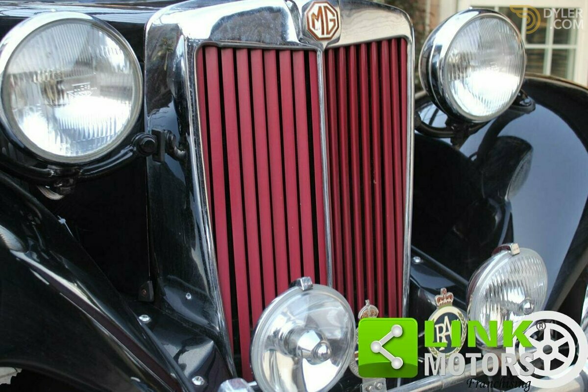 1952 MG TD Midget MKII / Restaurata / Targa ROMA / ASI, foto 9