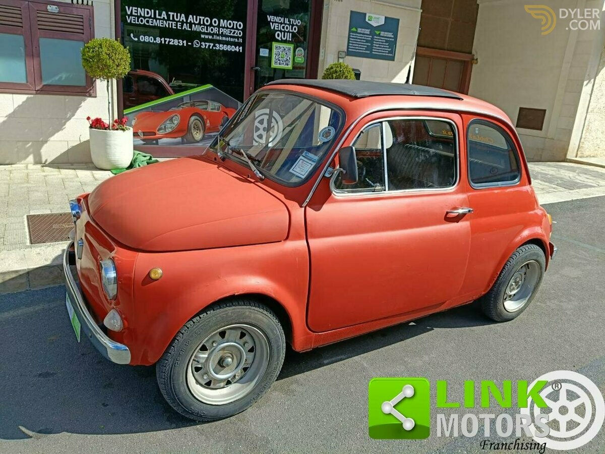 1972 Fiat 500 BERLINA 500L LIBRETTO ORIGINALE, foto 1