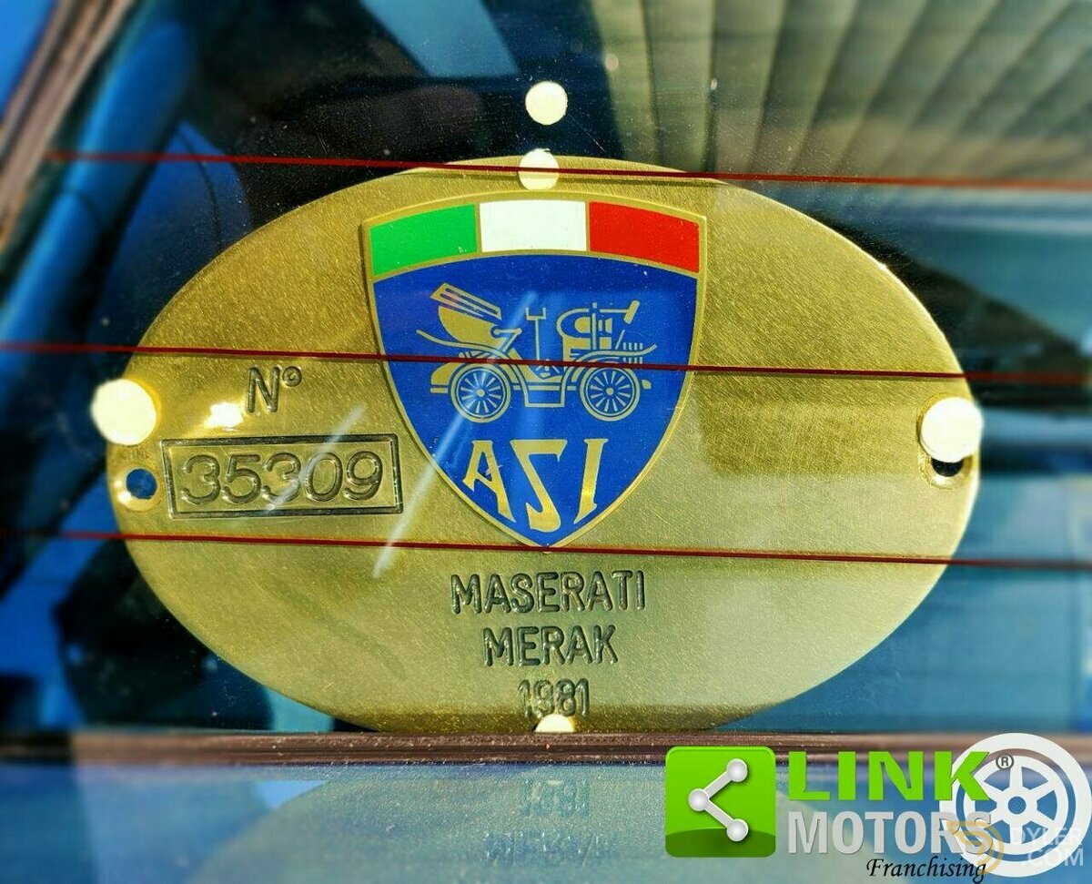 1981 Maserati Merak 2.0 V6 VENDUTA, foto 9