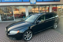 Volvo V70 2.4 D5 SUMMUM NL-auto 5 cilinder automaat #TIJDLOO Familiar 2008 Negro