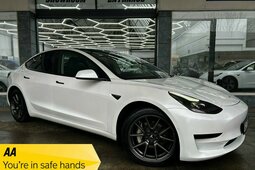 Tesla Model 3 Standard Range Plus Saloon Electric Auto RWD (241 2021 White