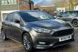 Ford Focus 1.0T EcoBoost ST-Line Euro 6 (s/s) 5dr Hatchback 2018 Grey
