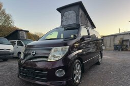 Nissan Elgrand POP TOP 4 BERTH NEW CAMPER CONVERSION PETROL AUTOM 2010 Purple