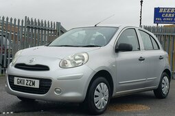 Nissan Micra 1.2 12V Visia Hatchback 5dr Petrol Manual Euro 5 ( Hatchback 2011 Silver