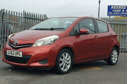 Toyota Yaris 1.4 D-4D TR Hatchback 5dr Diesel Manual Euro 5 (90 Hatchback 2012 Red