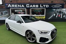 Audi A4 2.0 TFSI 40 Black Edition Saloon 4dr Petrol S Tron 2020 Blanco