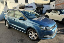 Volkswagen Polo 1.2 TSI BlueMotion Tech Match Euro 6 (s/s) 5dr Hatchback 2016 Blue