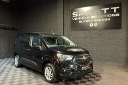 Vauxhall Combo 1.5 Turbo D 2300 Sportive Panel Van 4dr Diesel Man 2021 Black