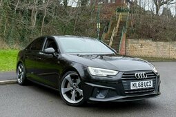 Audi A4 2.0 TDI 40 Black Edition S Tronic Euro 6 (s/s) 4dr 2019 Black