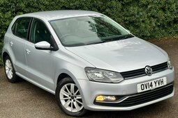 Volkswagen Polo 1.0 BlueMotion Tech SE Euro 6 (s/s) 5dr Hatchback 2014 Silver