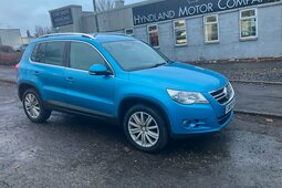 Volkswagen Tiguan 2.0 TDI Sport SUV 5dr Diesel Manual 4WD Euro 4 (14 2009 Blue