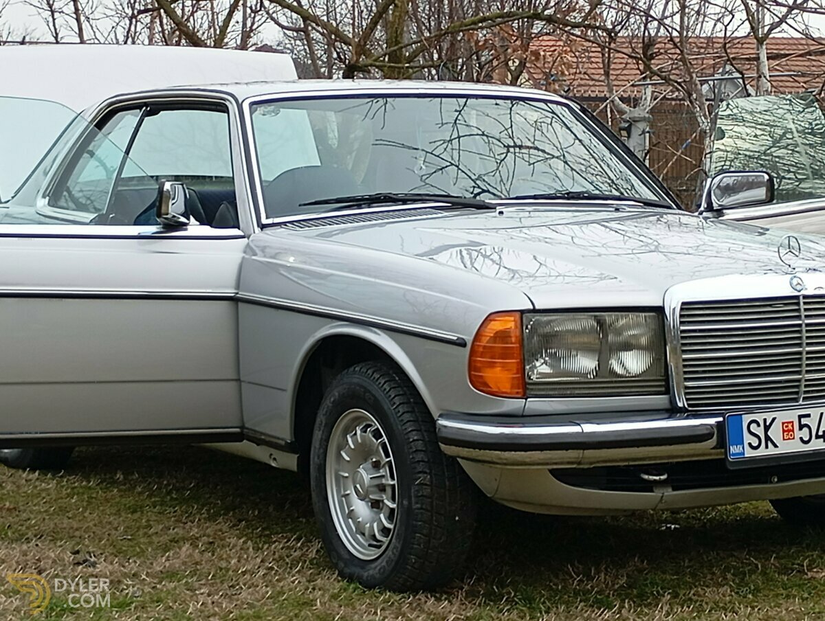 1977 Mercedes-Benz CE 280 Astral silver 892 Skala blue, foto 7