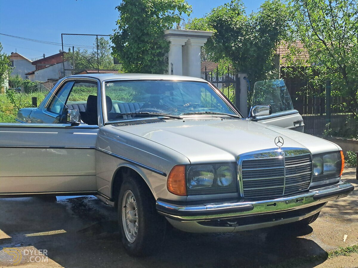 1977 Mercedes-Benz CE 280 Astral silver 892 Skala blue, foto 2