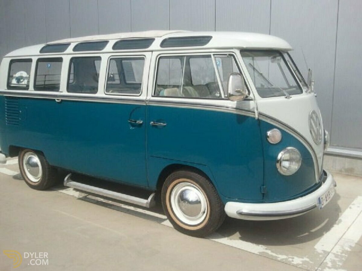 1966 Volkswagen T1 samba 21 bay windows européen, foto 1