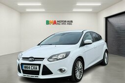 Ford Focus 1.6 TDCi Zetec Navigator Euro 5 (s/s) 5dr Hatchback 2014 White