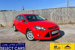 Ford Focus 1.6 TDCi ECOnetic Titanium Hatchback 5dr Diesel Ma Hatchback 2013 Red
