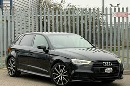 Audi A3 1.5 TFSI CoD 35 Black Edition Sportback S Tronic E Hatchback 2019 Black