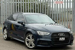 Audi A3 2.0 TDI S line Sportback S Tronic Auto 6Spd quattr Hatchback 2016 Blue
