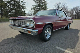 Chevrolet Malibu hardtop Coupe 1964 Burdeos