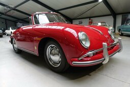 Porsche 356 A Cabriolet/Roadster 1958 Vermelho