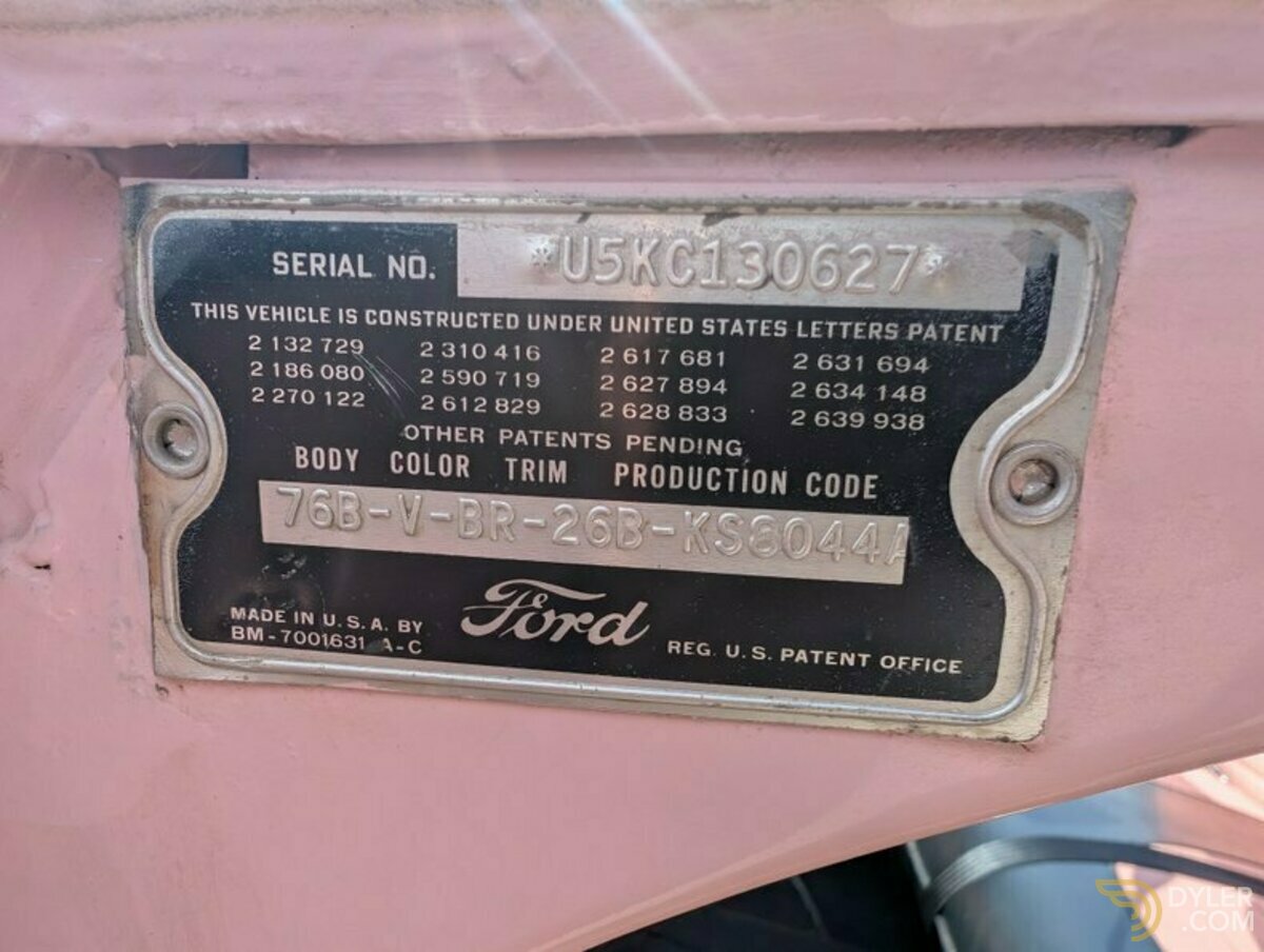 1955 Ford Sunliner Convertible, foto 10