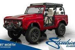 Ford Bronco Restomod SUV 1971 Vermelho
