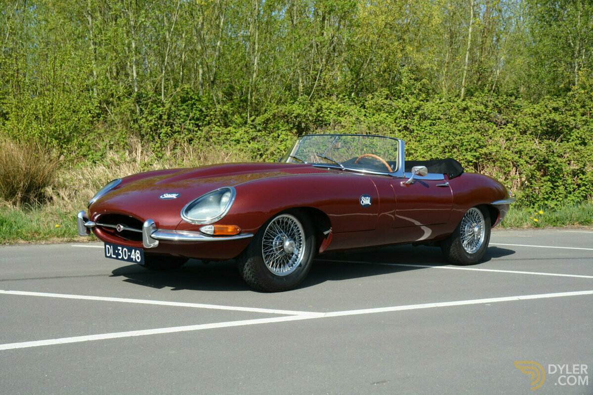 1962 Jaguar E-Type Series 1 OTS Matching Cabriolet, foto 2