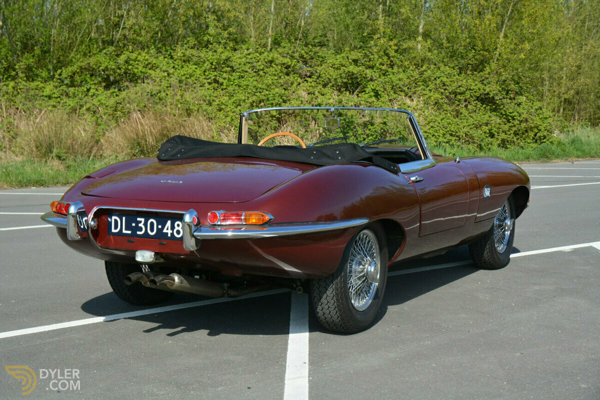 1962 Jaguar E-Type Series 1 OTS Matching Cabriolet, foto 4