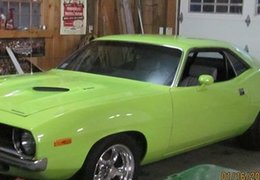 Plymouth Barracuda Coupe 1972 Green Plymouth Barracuda Coupe 1972 Green Car for Sale. 453318