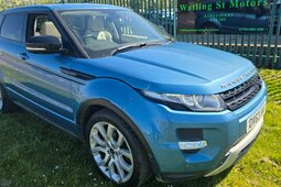 Land Rover Range Rover Evoque 2.2 SD4 Dynamic SUV 5dr Diesel Auto 4WD Euro 5 (s/ 2013 Azul