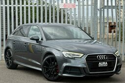 Audi A3 1.4 TFSI CoD S line Sportback S Tronic Euro 6 (s/s Hatchback 2017 Grey