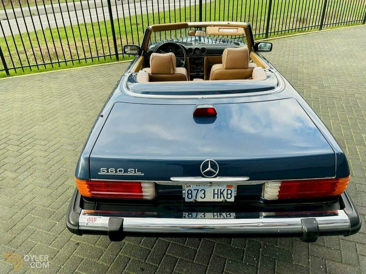 1986 Mercedes-Benz 560 SL 560SL, foto 6