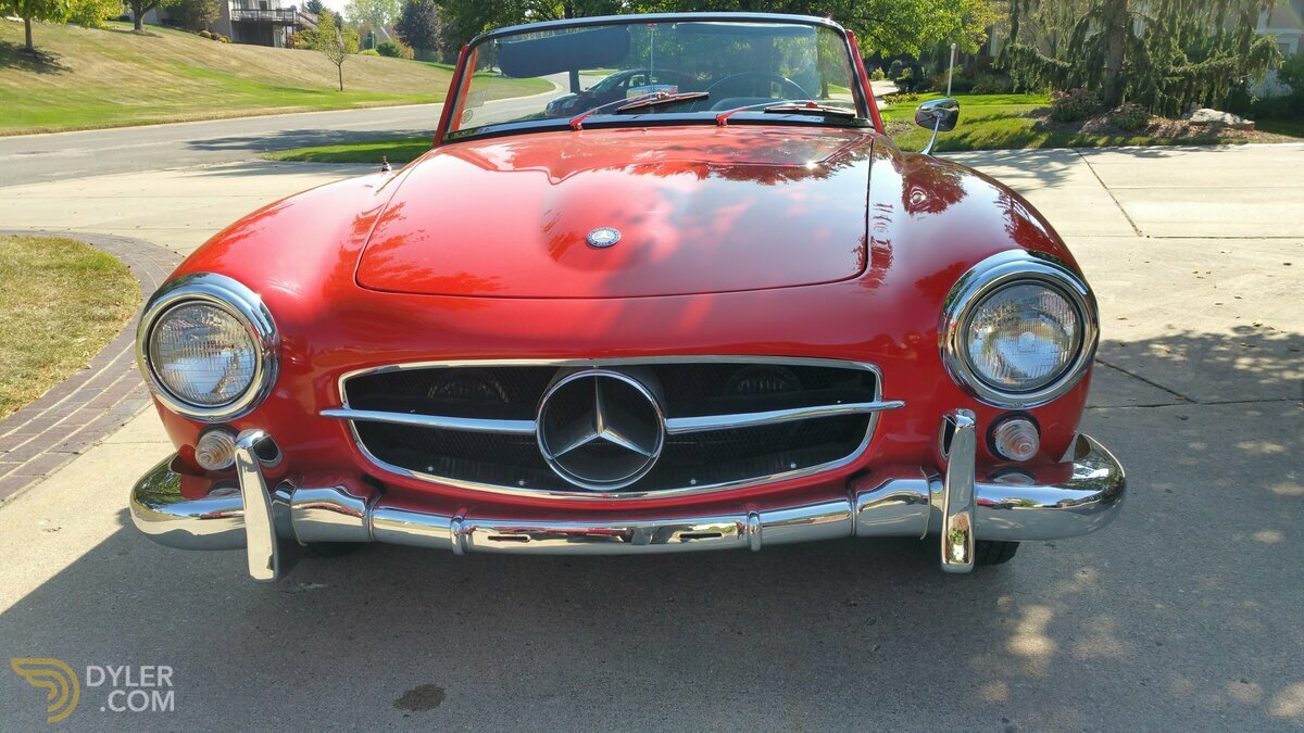 1959 Mercedes-Benz 190 SL Rosso, foto 1