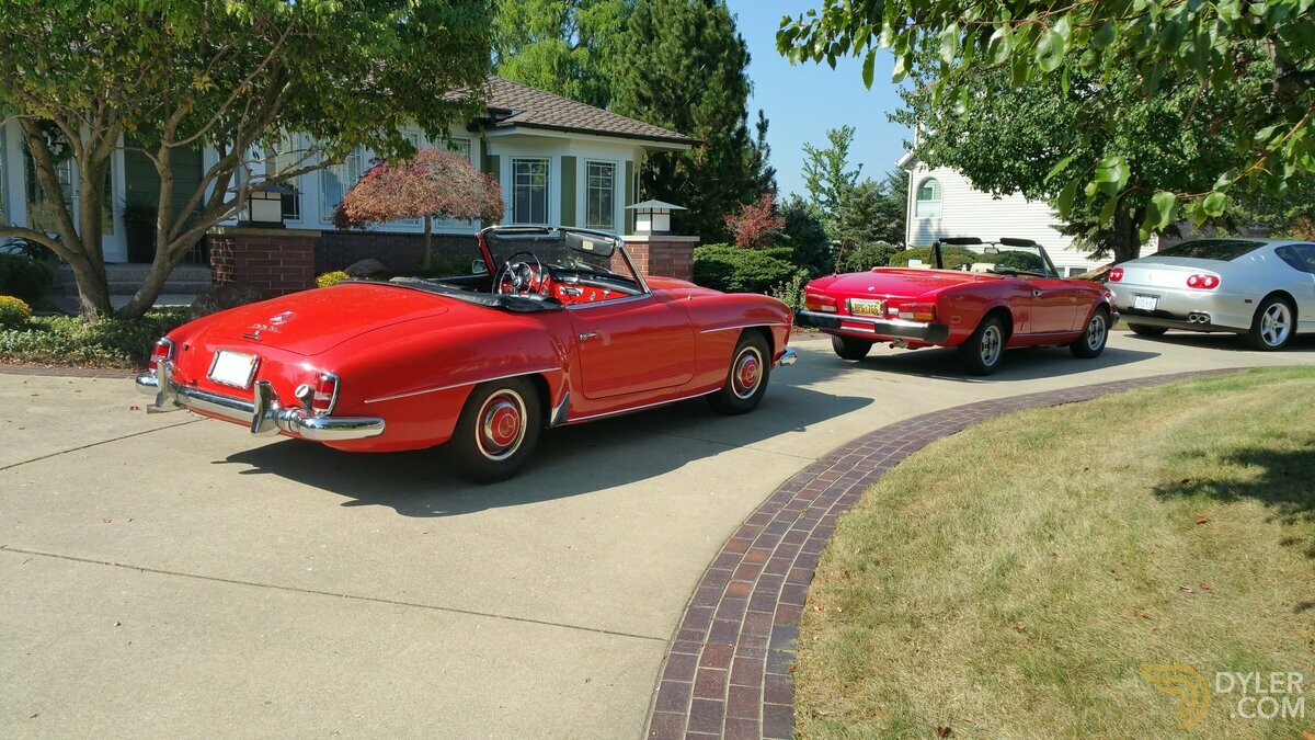 1959 Mercedes-Benz 190 SL Rosso, foto 6