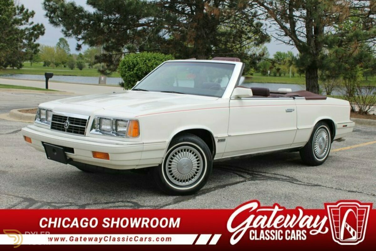 Classic 1986 Dodge 600 For Sale. Price 12 500 USD - Dyler